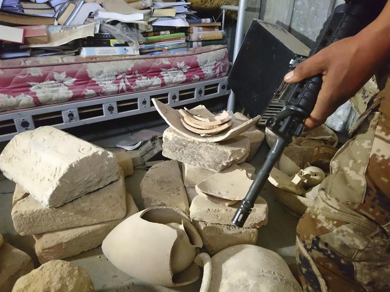 $!Las piezas arqueológicas que los yihadistas del EI no pudieron vender