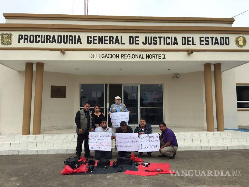 $!Periodistas del Norte de Coahuila se unen a los reclamos; exigen investigar y castigar a los responsables del asesinato de Javier Valdés