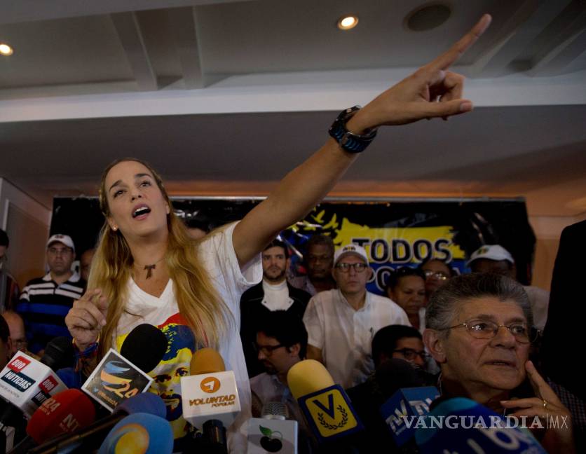 $!Esposa de Leopoldo López rechaza la protección ofrecida por el Gobierno venezolano