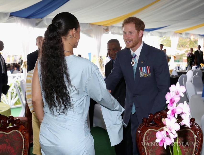 $!Rihanna se reúne con el Príncipe Harry