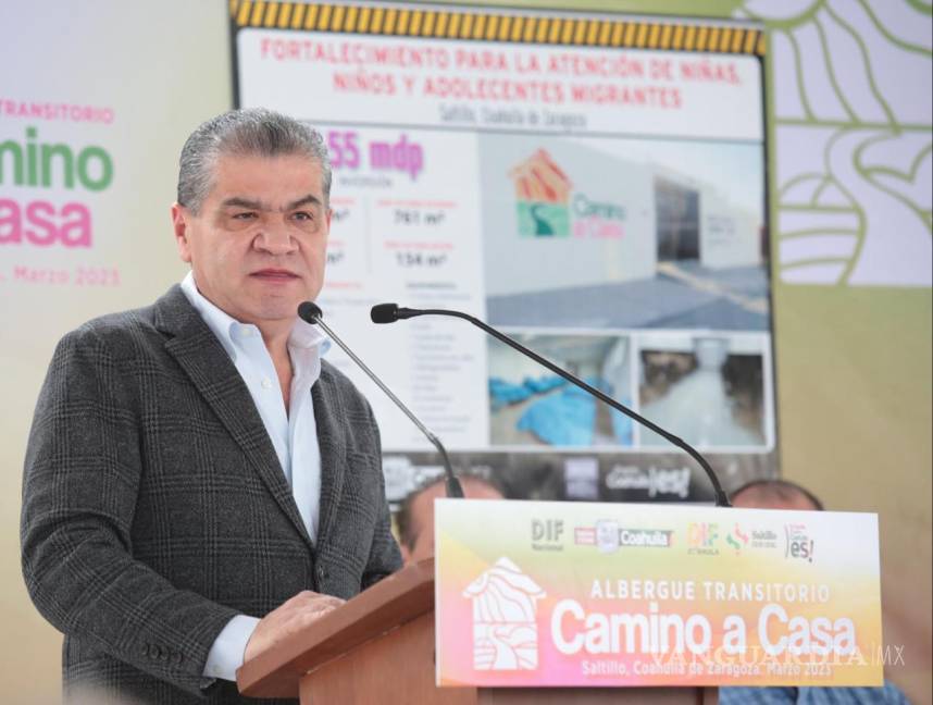 $!El gobernador Riquelme resaltó la importancia que tiene la atención de los migrantes en la entidad.