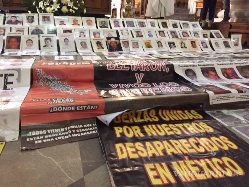 $!Realizan misa por los desaparecidos en Coahuila