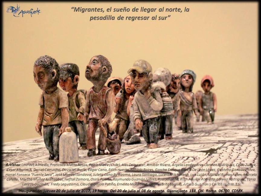 $!Exhiben la migración desde la mirada de 38 artistas en Ciudad de México
