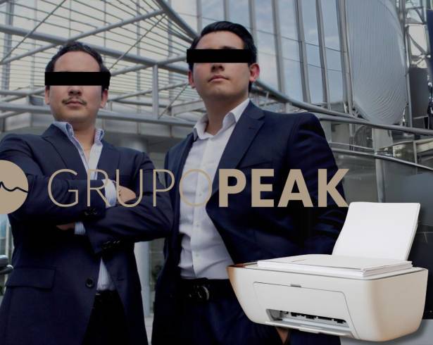 Tras defraudar por más de 800 mdp, Grupo Peak ofrece a inversionistas... ¡sillas e impresoras como liquidación.
