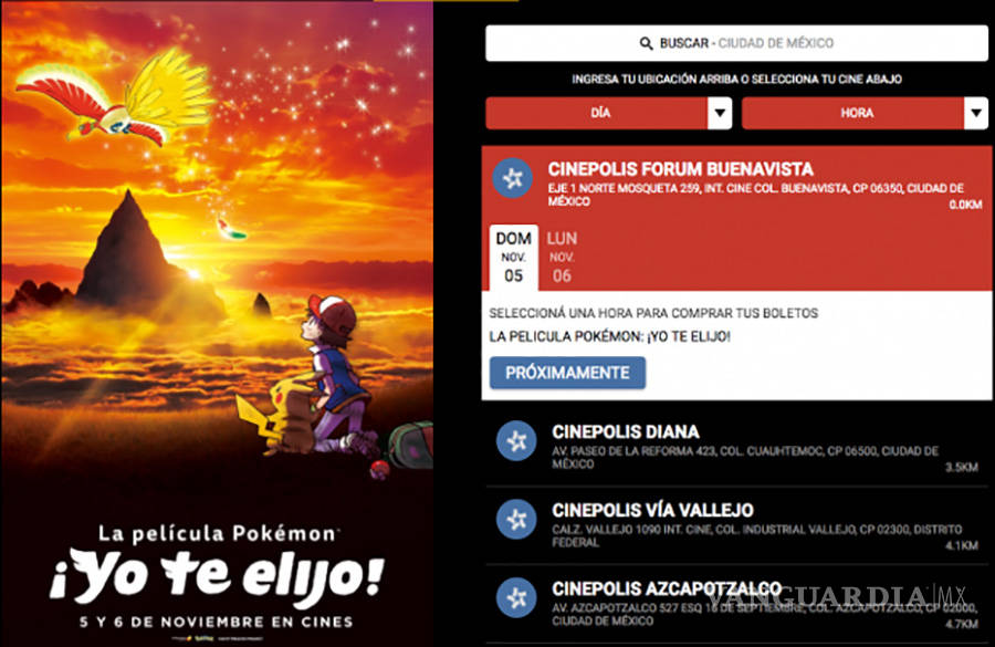 $!Ya puedes checar fechas y cines para Pokémon, I Choose You! en México