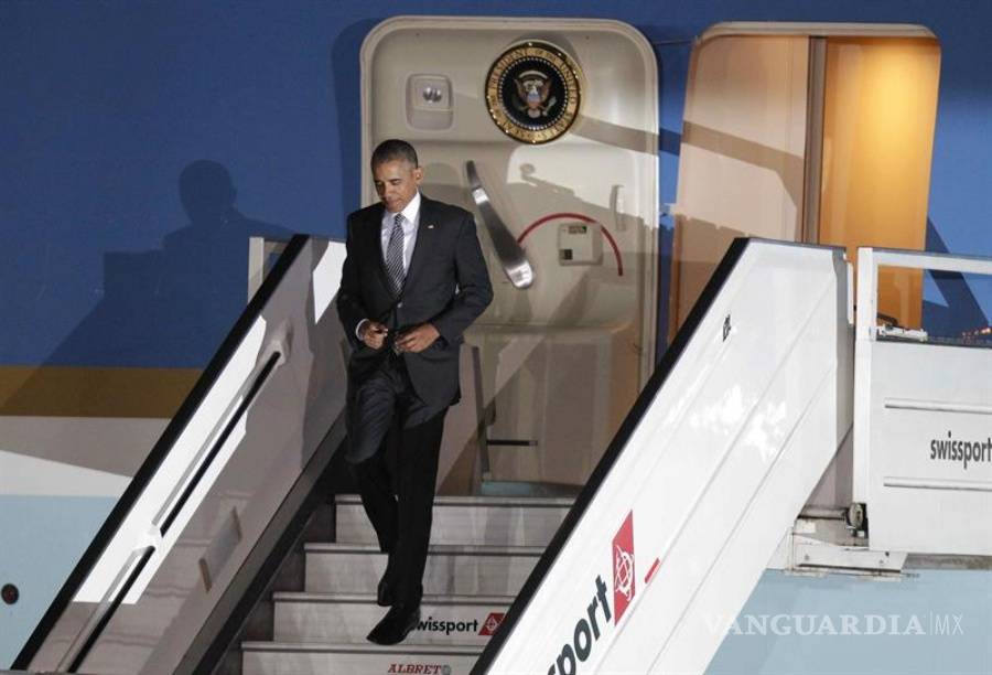 $!Obama aterriza en Lima para su última cumbre como presidente