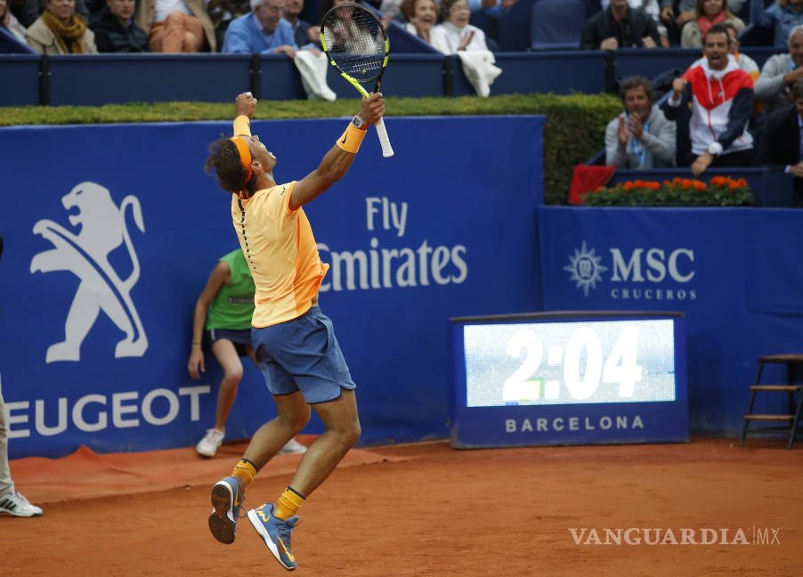 $!Nadal gana título en Barcelona e iguala récord de Vilas en arcilla