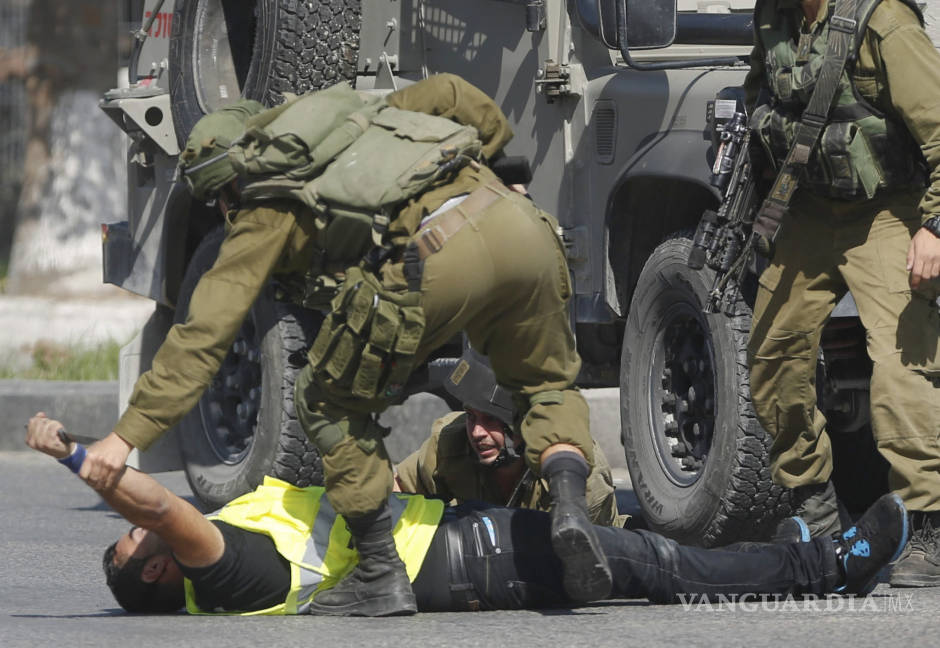 $!Secuencia del ataque terrorista contra un soldado israelí