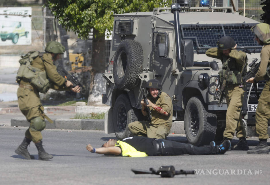 $!Secuencia del ataque terrorista contra un soldado israelí