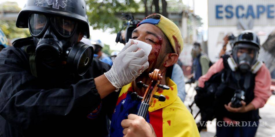$!Reprimen con gases marcha contra la Constituyente en Venezuela