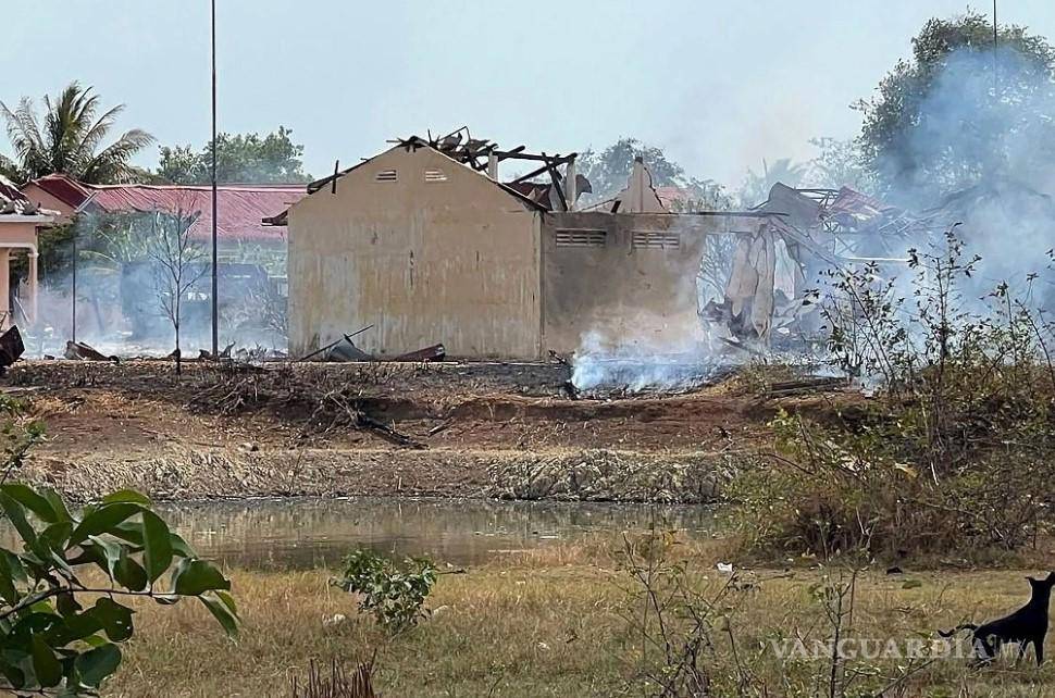 $!Deja 20 muertos una explosión en Camboya