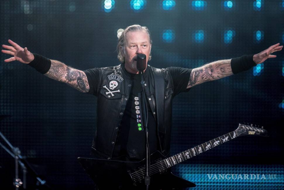 $!James Hetflied, guitarrista y vocalista de la banda Metallica. EFE/EPA/Mads Claus Rasmussen