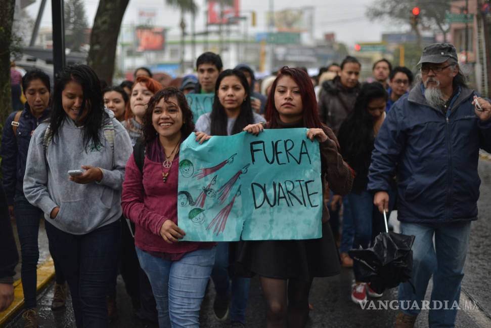 $!Javier Duarte desconoce deuda con la Universidad Veracruzana