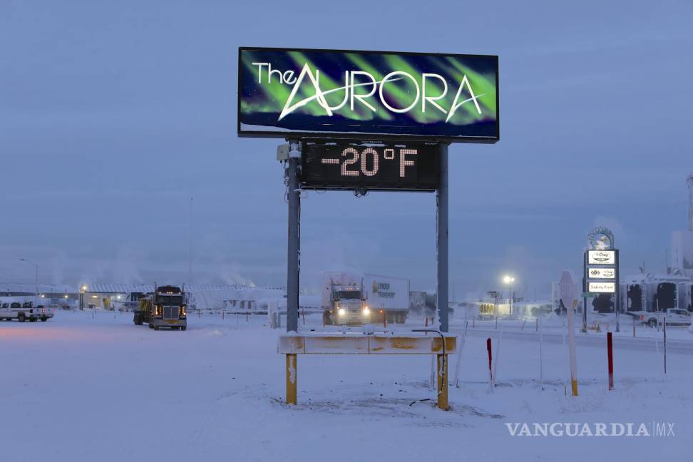 $!El Hotel Aurora en Deadhorse, Alaska, el 17 de febrero de 2023. (Brian Adams/The New York Times)