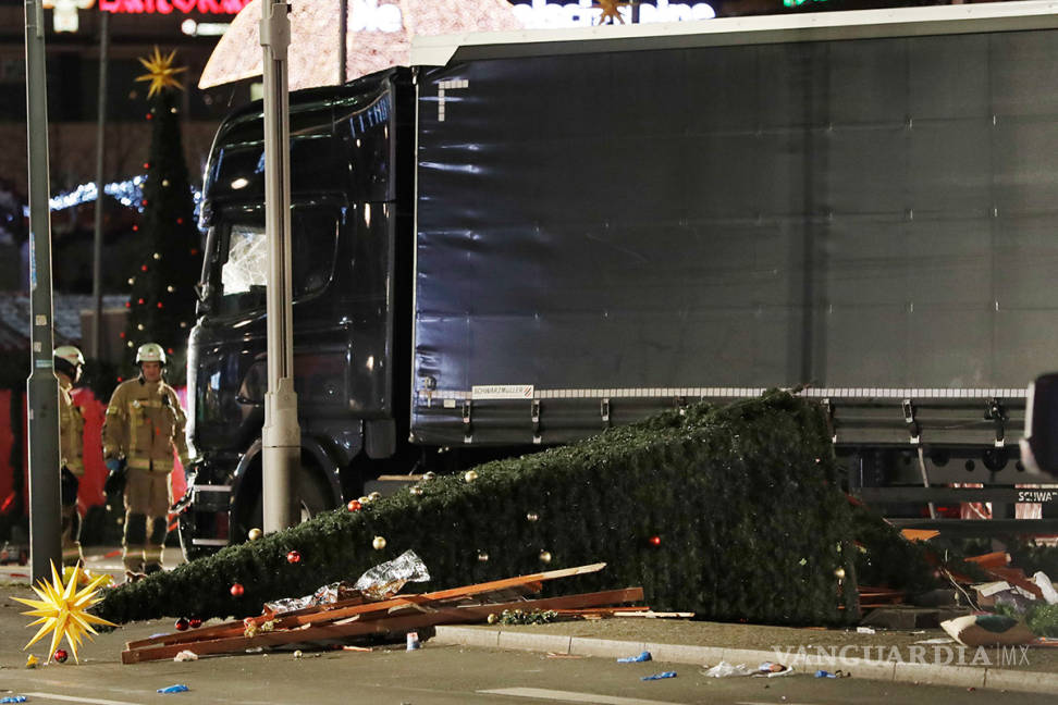 $!Sube a 12 los muertos tras atropello masivo en mercado navideño en Berlín