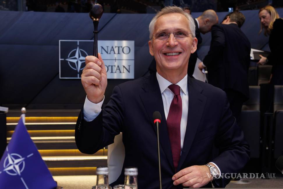 $!El Secretario General de la OTAN, Jens Stoltenberg, preside el Consejo de la OTAN en Ucrania en Bruselas, Bélgica.