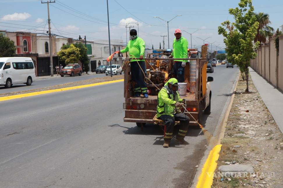 Las acciones forman parte del compromiso del alcalde Javier Díaz por mantener limpia, segura y funcional la infraestructura urbana de Saltillo. $!Las acciones forman parte del compromiso del alcalde Javier Díaz por mantener limpia, segura y funcional la infraestructura urbana de Saltillo.