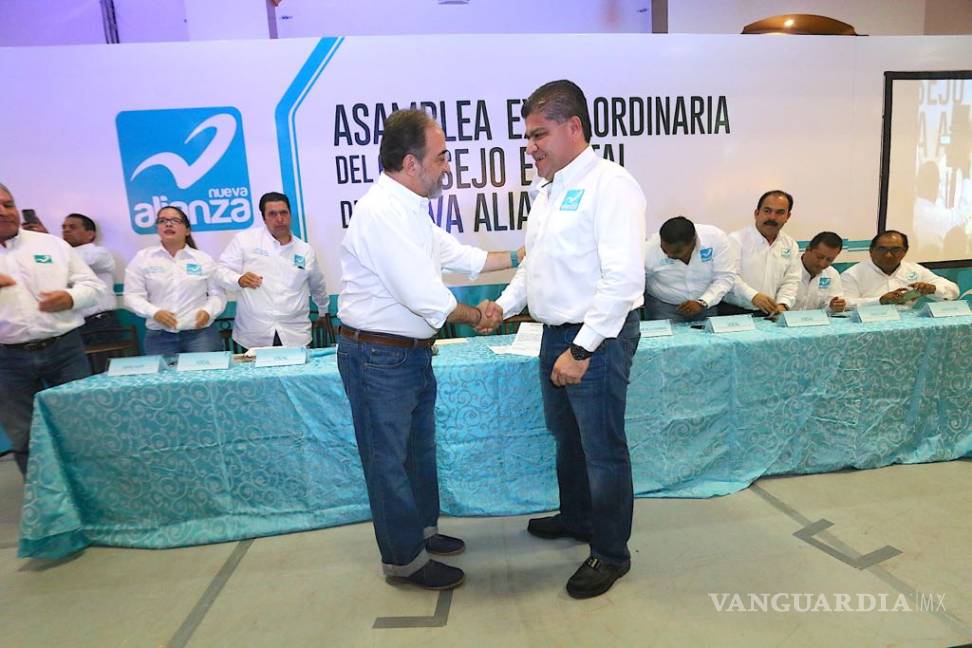 $!Miguel Riquelme Solís asume como candidato de Nueva Alianza en Coahuila