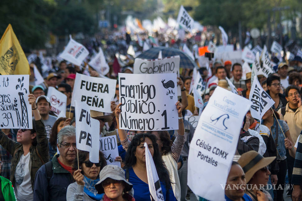 $!Miles protestan contra el 'gasolinazo' en varios estados