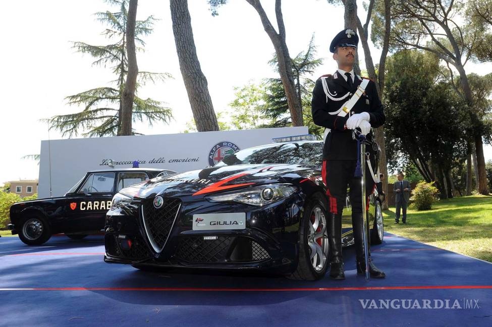 $!El nuevo Alfa Romeo Giulia, vehículo oficial del Carabinieri italiano