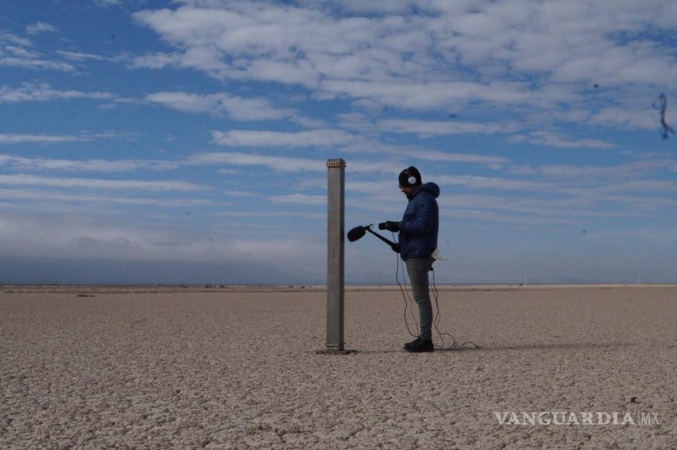 $!1535ºC: Un arpa de viento que toca la música del desierto coahuilense