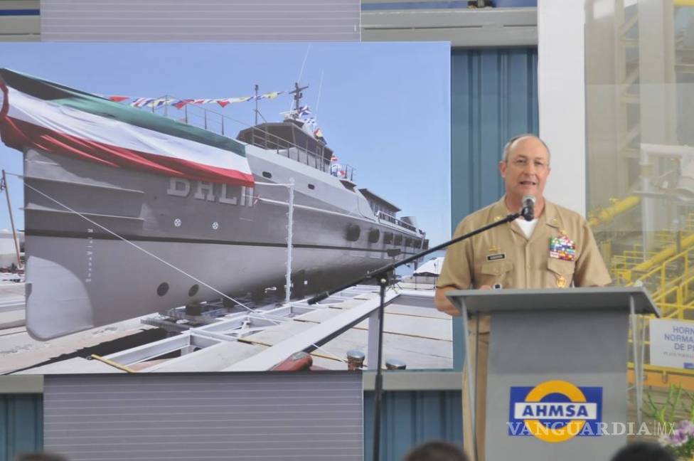 $!Participará AHMSA en construcción de barco de alta tecnología para la Secretaría de Mar