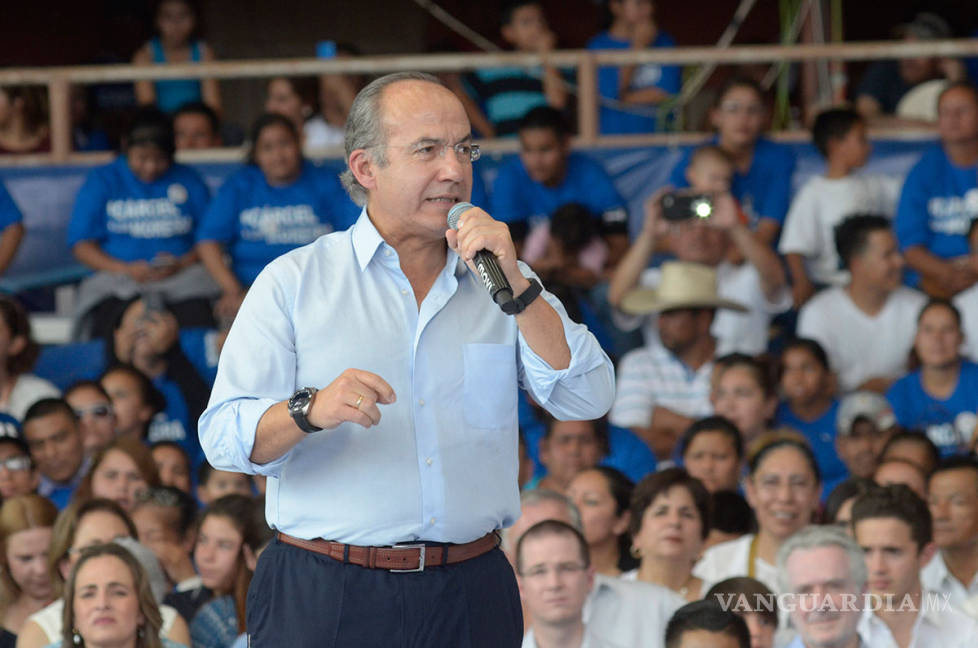 $!Felipe Calderón asegura desconocer el &quot;Coahuilazo&quot;
