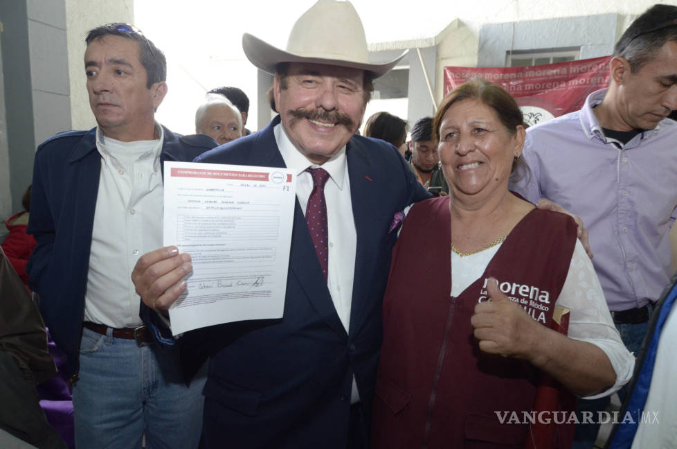 $!Se registra Armando Guadiana a precandidatura por la Gubernatura de Coahuila