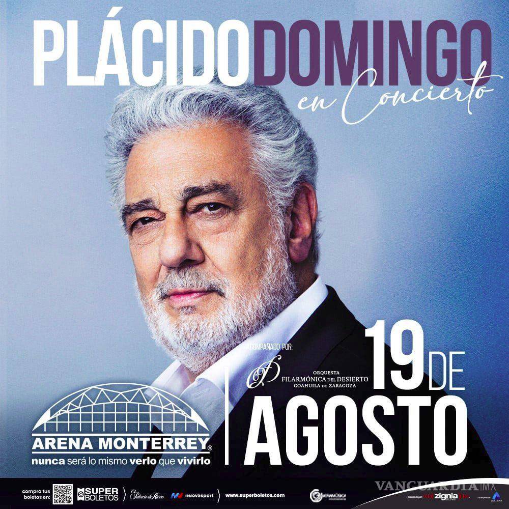 $!Plácido Domingo regresa a México ¡junto a la Orquesta Filarmónica de Coahuila!
