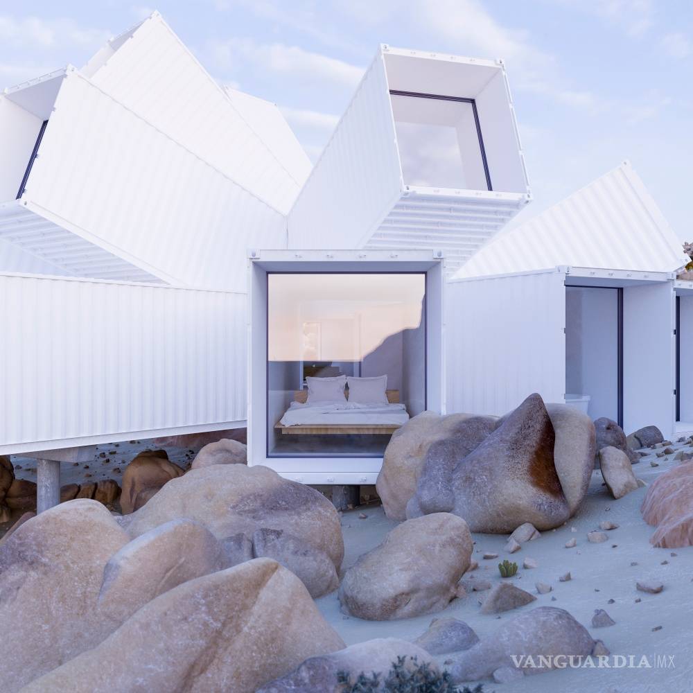 $!Joshua Tree Residence, el lujo de vivir ¡en unos contenedores!