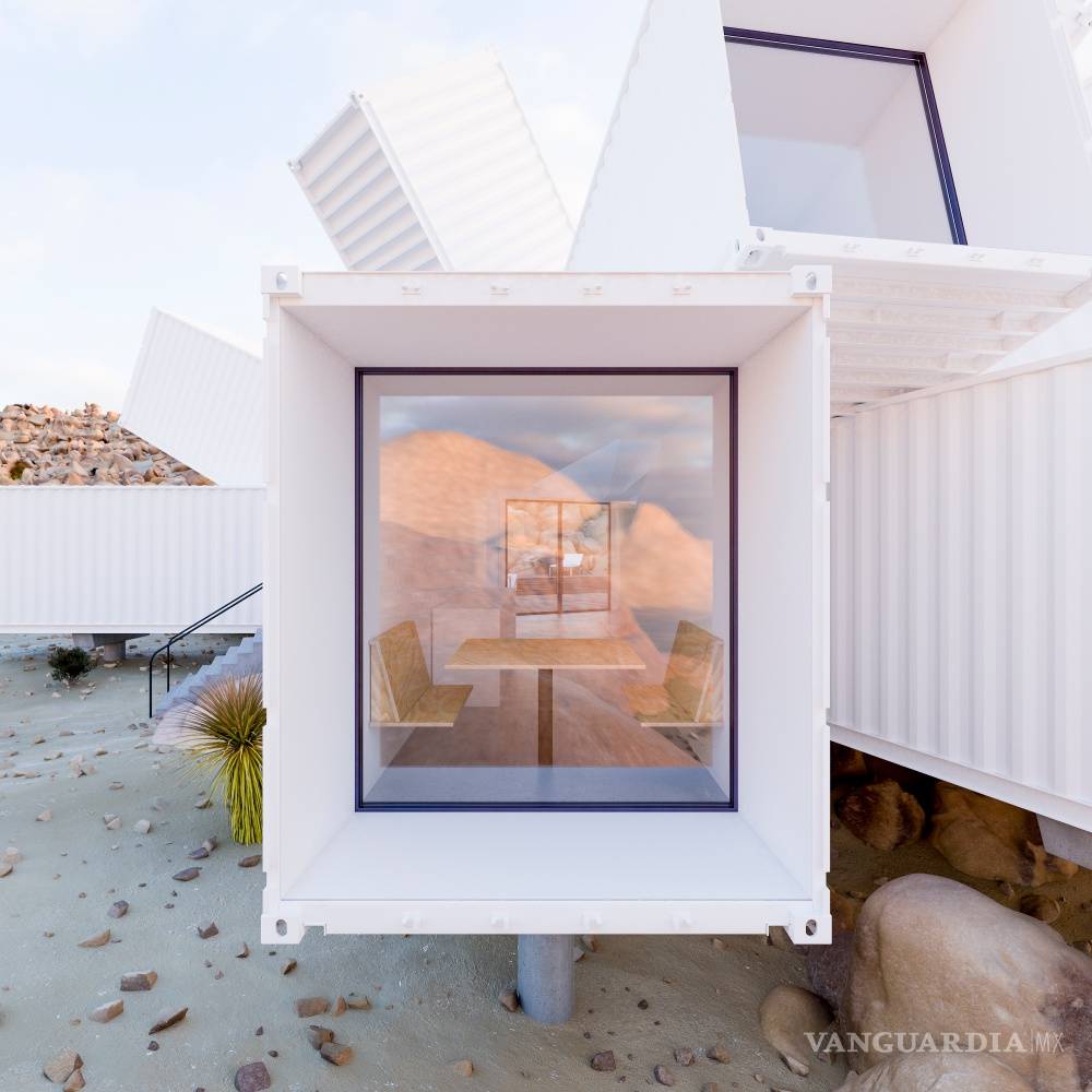 $!Joshua Tree Residence, el lujo de vivir ¡en unos contenedores!