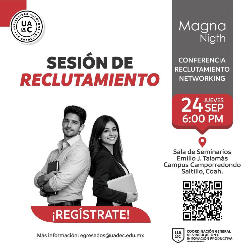 Invita UAdeC a jornada de reclutamiento con más de 30 vacantes en Magna ...