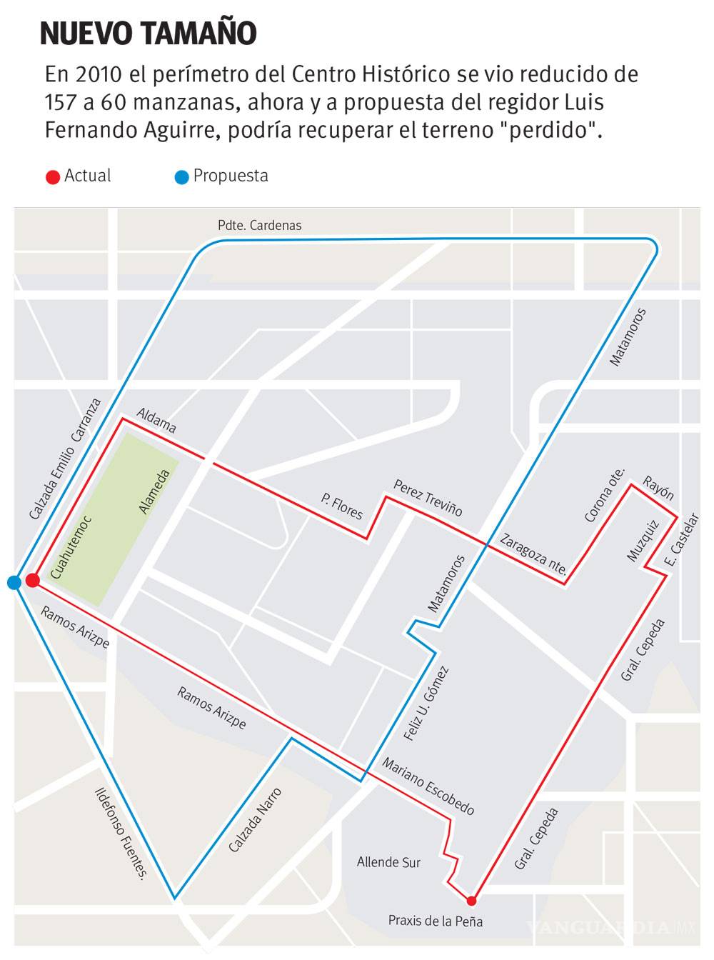 $!Proponen ampliar el Centro Histórico de Saltillo