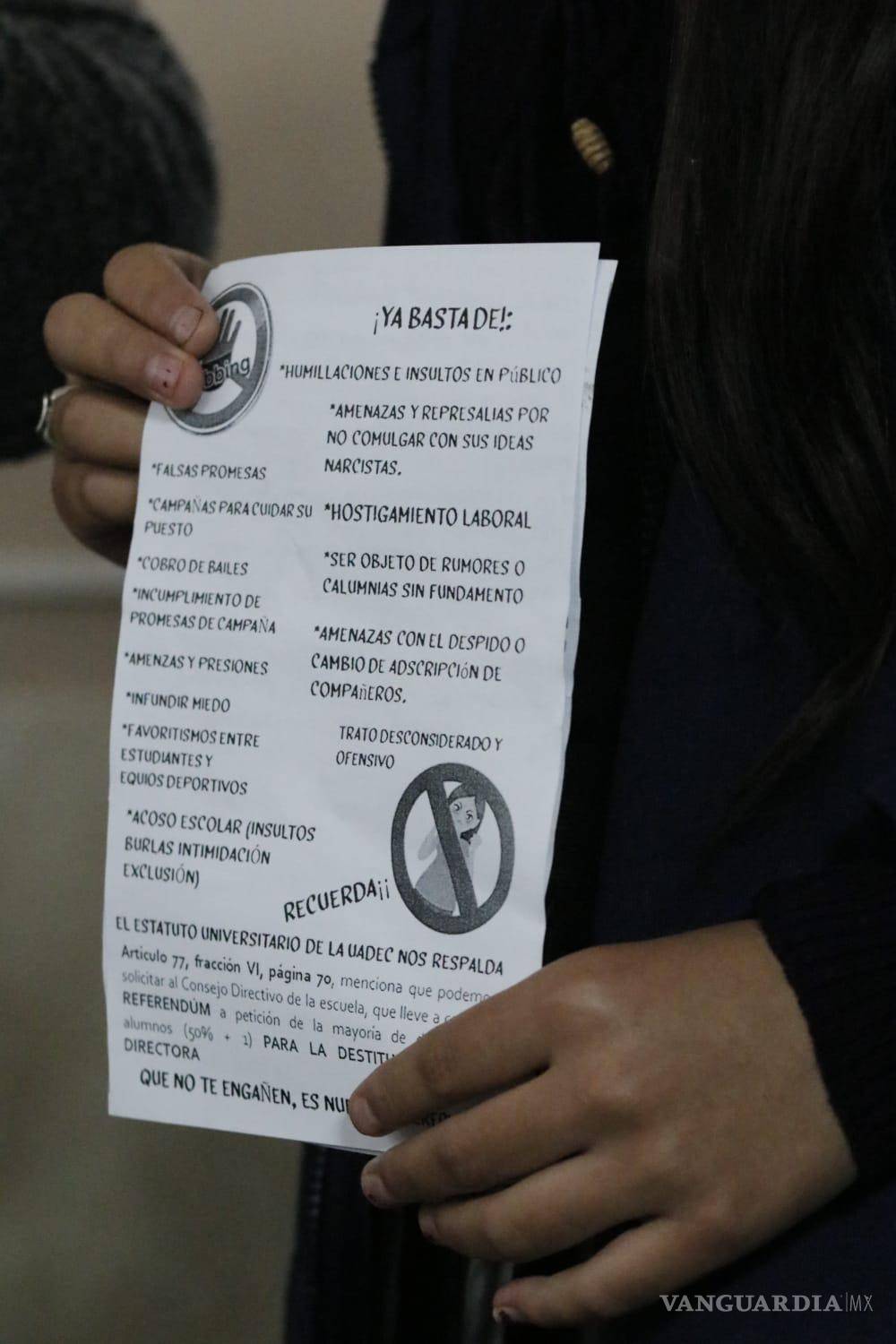 $!Los manifestantes mostraron su pliego petitorio.