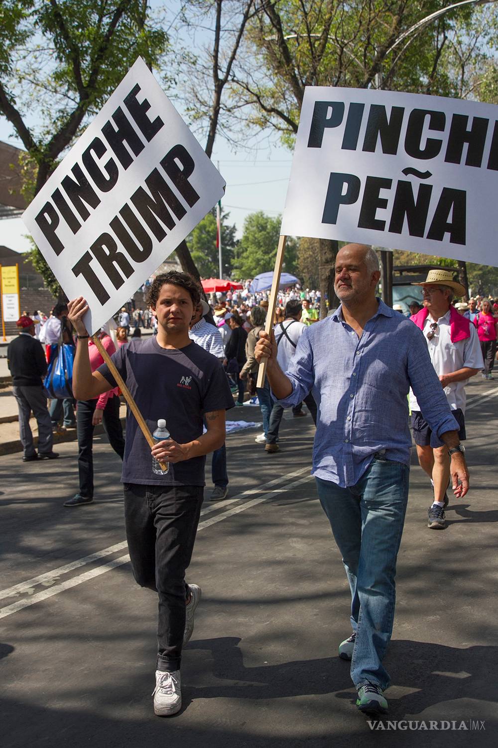 $!Se unen contra Trump en varios estados de México