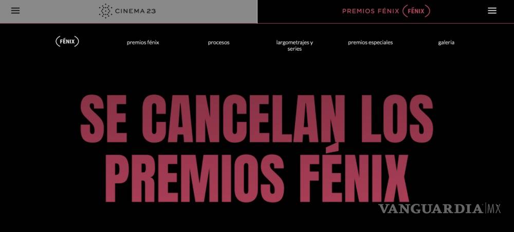 Cancelan los Premios Fénix de cine iberoamericano por falta de apoyo económico del gobierno mexicano
