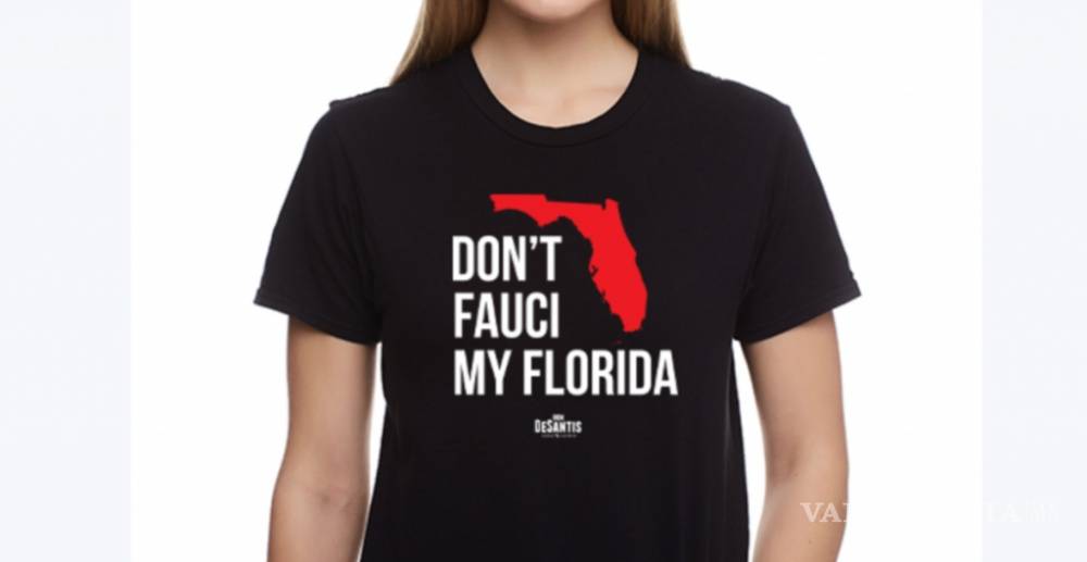 $!Ron DeSantis, gobernador de Florida, vende camisetas contra las medidas anticovid