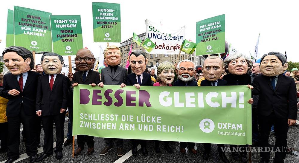 $!Miles protestan en Alemania previo a cumbre del G20