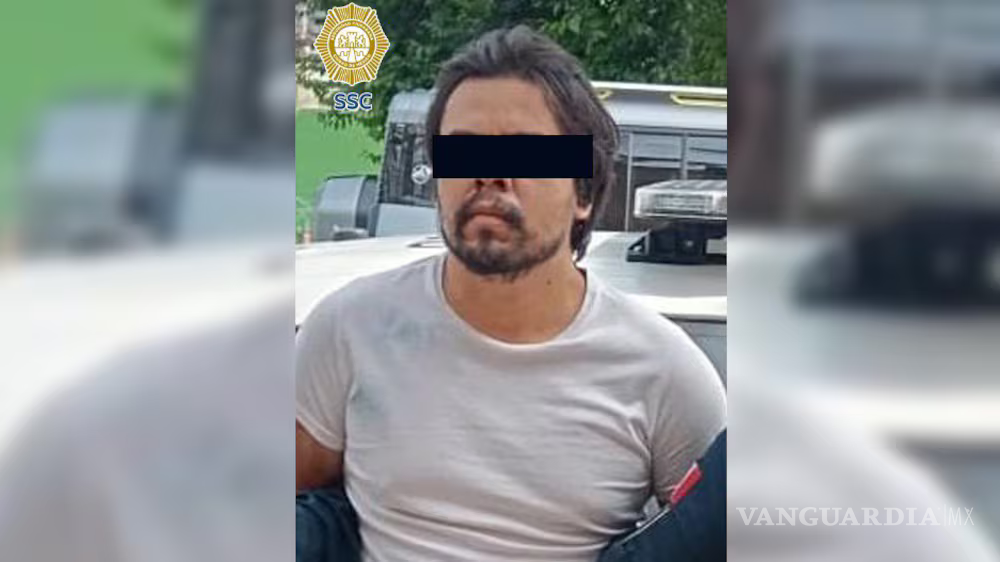 $!Detienen en CDMX a presunto feminicida cuando intentaba ocultar el cuerpo de su pareja de 19 años