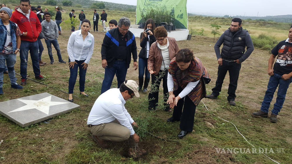 $!Fundación VANGUARDIA dona árboles al Bosque Urbano de Monclova