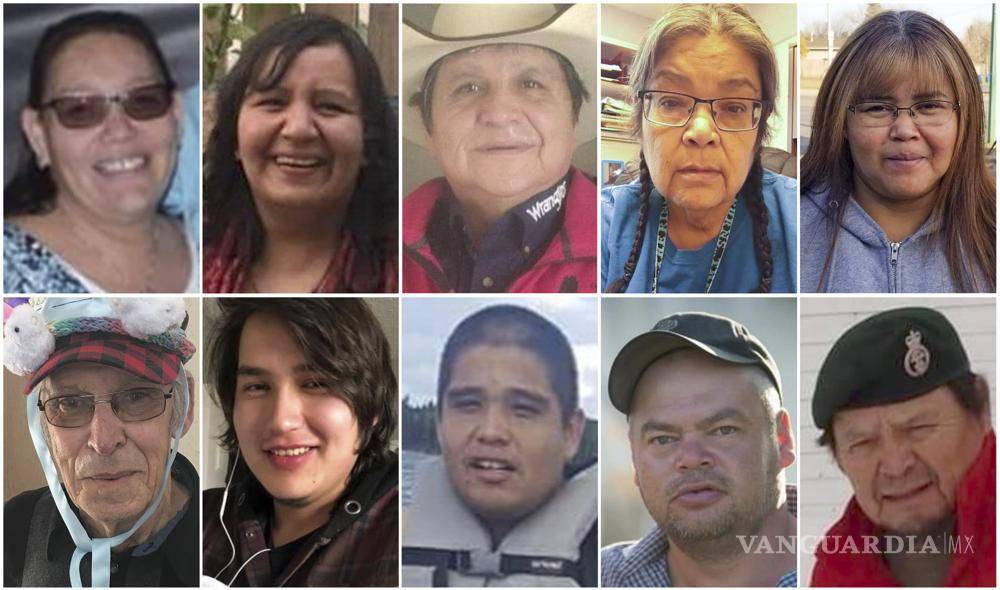 $!Esta combinación de fotografías proporcionada por la Real Policía Montada de Canadá muestra a las víctimas de apuñalamiento.