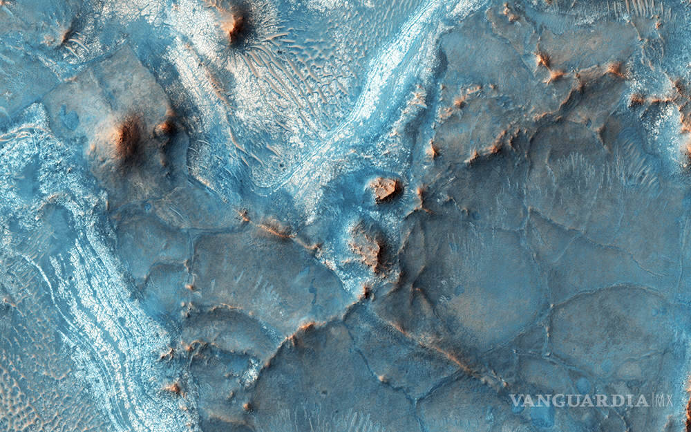 $!Fotografías revelan que Marte no es totalmente rojo