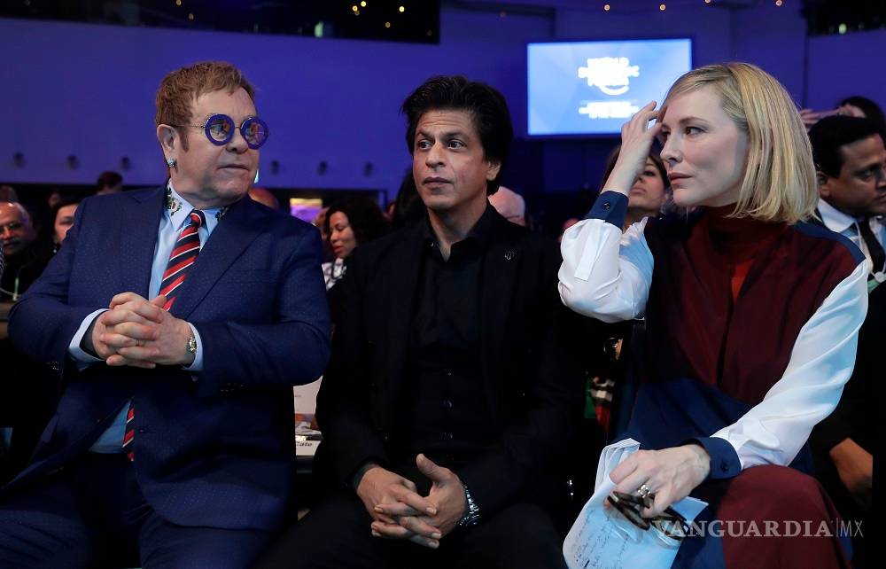 Premian a Cate Blanchett, Elton John y a Shah Rukh Khan en Davos 2018