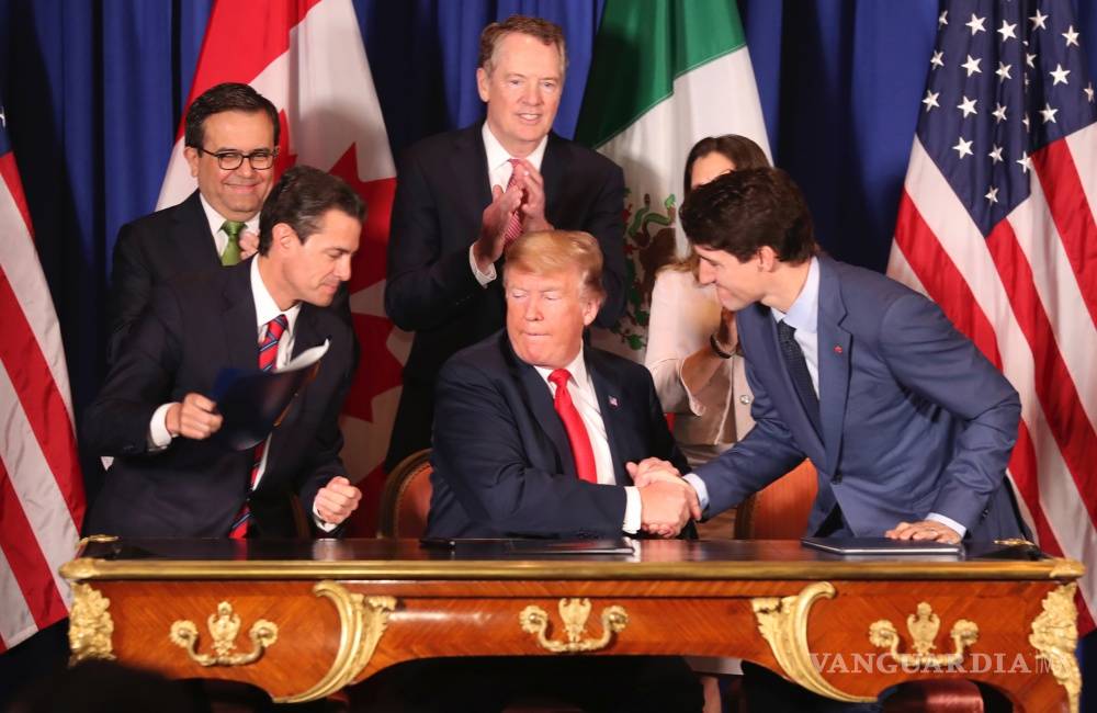 $!Con la fima del T-MEC EU, México y Canadá despiden al TLCAN (fotogalería)