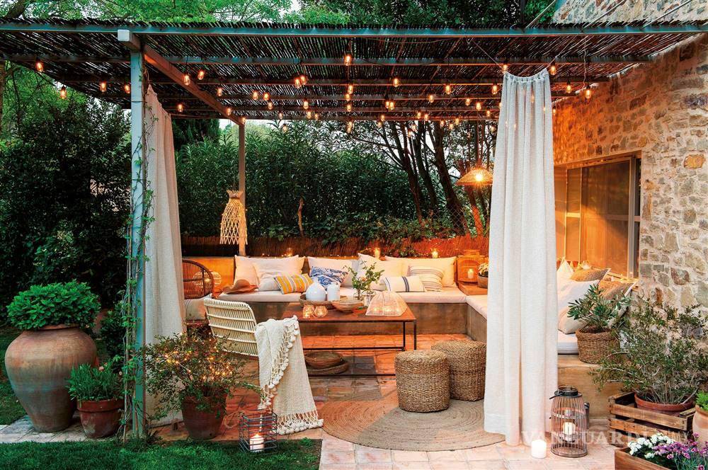 $!Otra clave en decoración de exteriores es que no falte la iluminación.