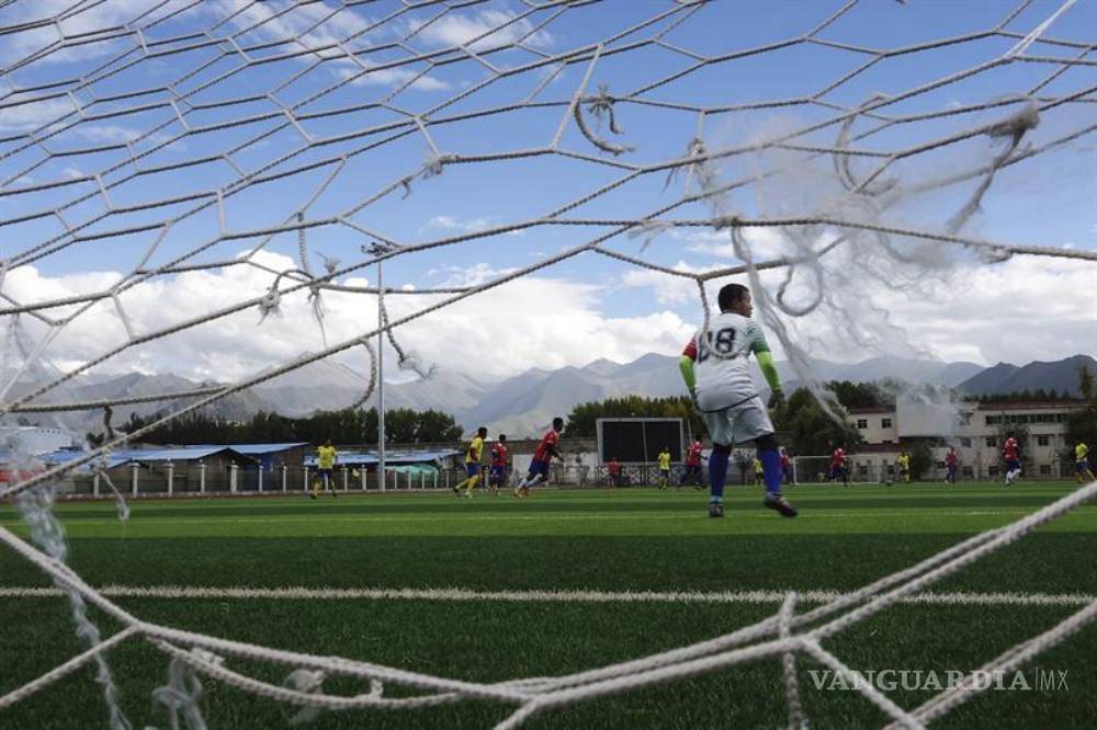 $!Lhasa Jing Tu, fútbol de altura a unos 3,600 metros sobre el nivel del mar