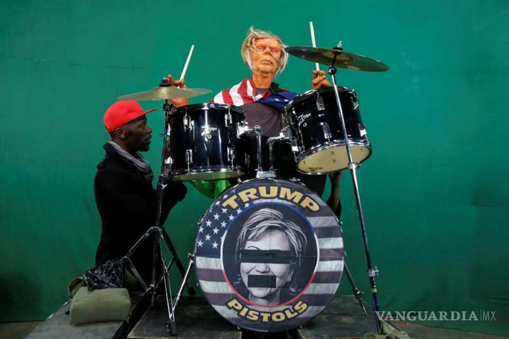 $!Donald Trump es estrella de los guiñoles kenianos
