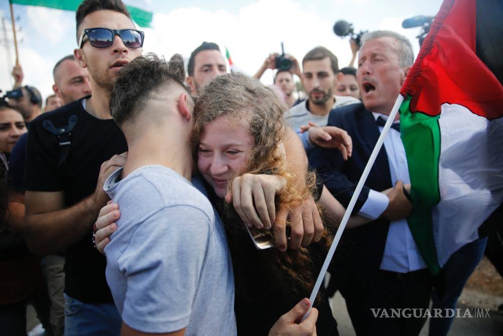 $!Tras estar ocho meses presa, Ahed Tamimi “volvería” a golpear a soldado israelí