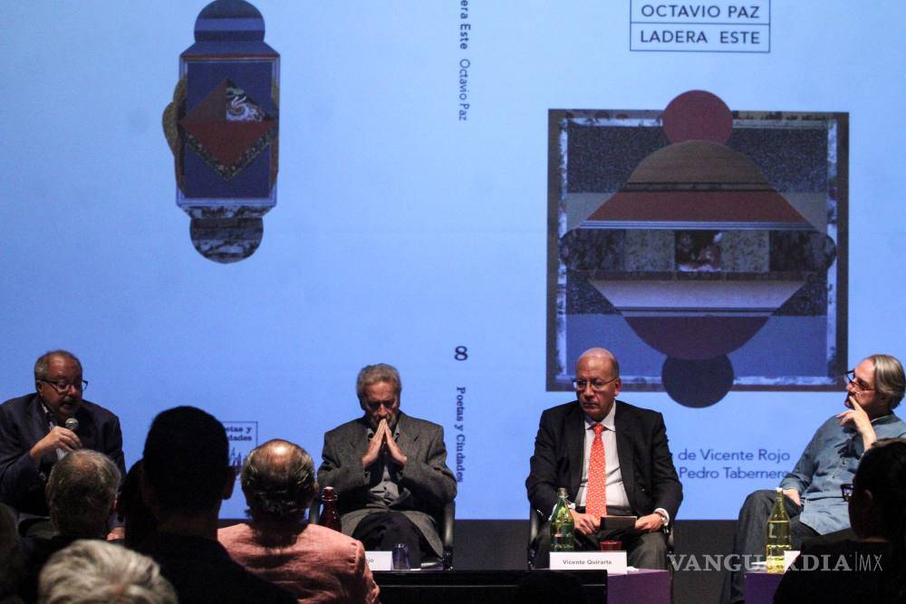 $!Se reconcilia Vicente Rojo con Octavio Paz en "Ladera este"