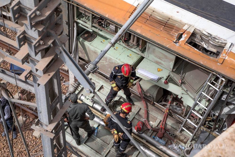 $!Al menos 6 muertos y 86 heridos al descarrilarse tren de pasajeros en Marruecos